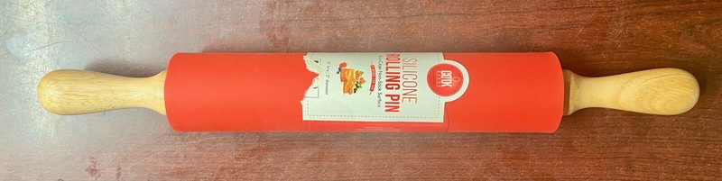 New ~ Cook Works Silicone Rolling Pin Easy Clean Non-stick Surface