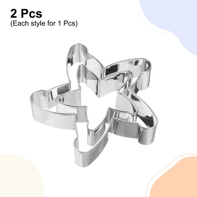 Starfish Cookie Cutter Set Assorted Sizes Stainless Steel Polish gallery
