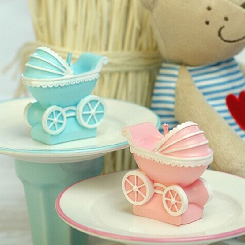 Cake Decorating Fondant Molds Baby Pram Carriage Baby-Car Silicone Mold gallery