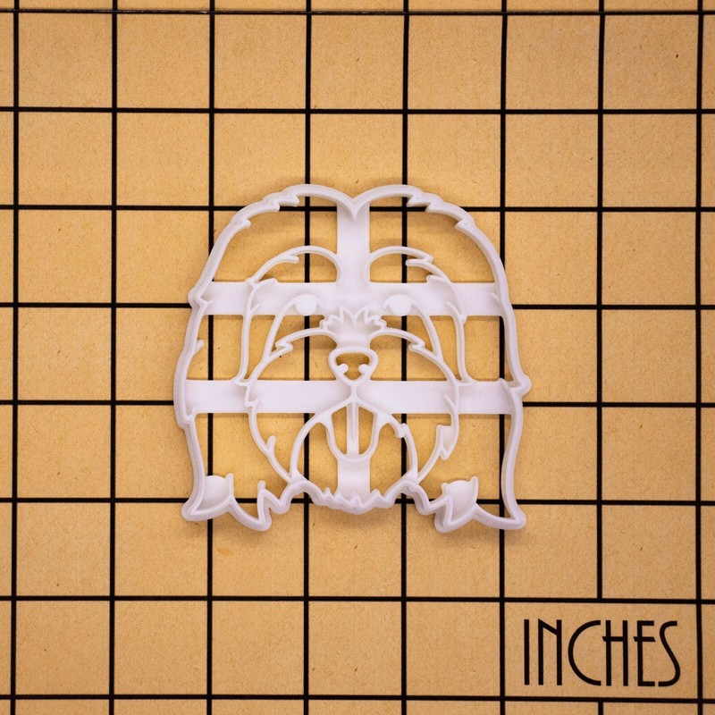 Tibetan Terrier Face Cookie Cutter - cute dog treats Tibet Dokhi Apso Tsang Apso gallery