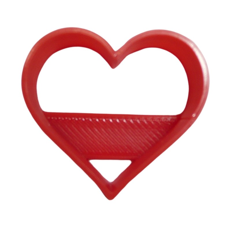 HEART SHAPE CENTER FOR JAM FILLED LINZER COOKIE CUTTER MADE IN USA PR5134