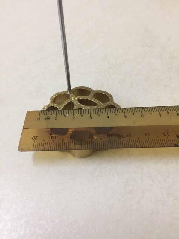 Vintage Brass Rosette Cookie Mold Iron Maker Acuan Kuih Loyang Goyang Malaysia gallery