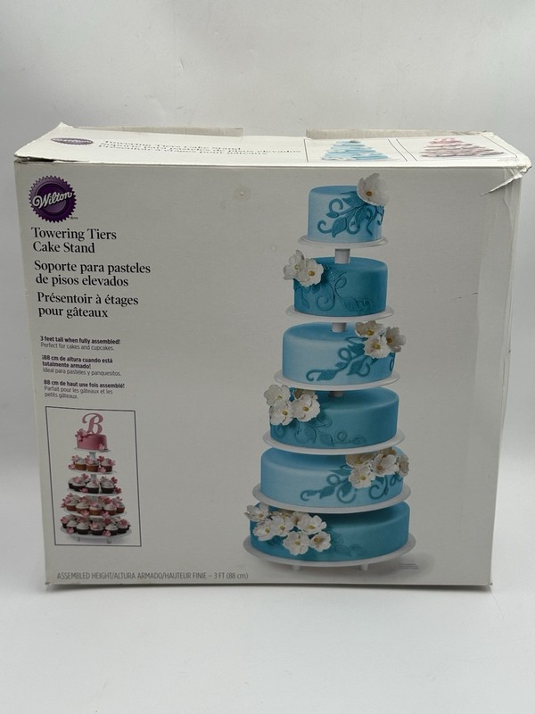 Wilton Towering Tiers Cake Stand 6 Tiers, Complete Rare