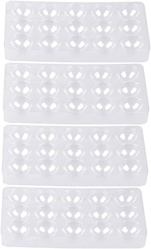 Sugar Flower Drying Cup Mold 4 Pieces 9.17X5.43 Inch Fondant Flower Holder for G