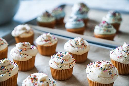 Unbleached Mini Cupcake Liner Baking Cups - 24 Pack, Silicone Coated, Compostabl gallery