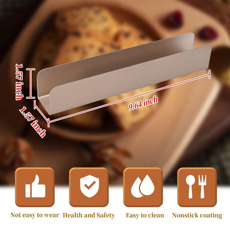 4PCS Cookie Cutter Long Non- Stick, Rectangle Cookie Cutters, Carbon Steel Co... gallery