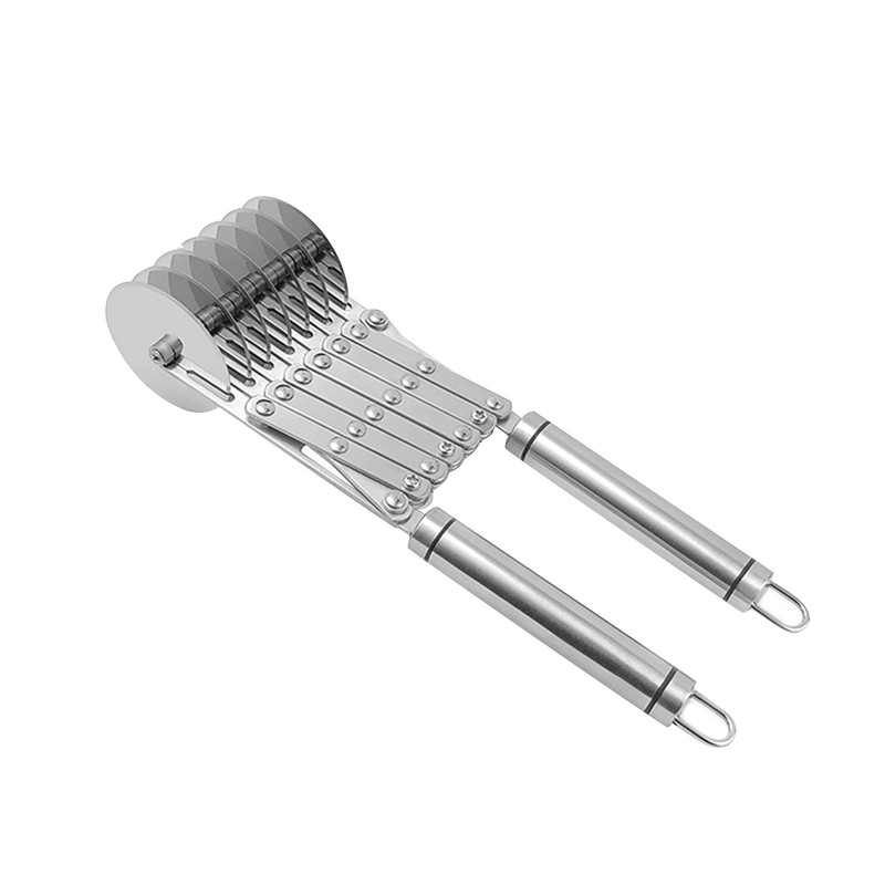 430 And 304 Stainless Steel Pastry Cutter With Seven Adjustable Wheel Blades gallery
