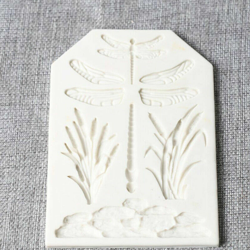Molds Silicone Flowers Tools Cake Mold Fondant Decorating Dragonfly Grass gallery