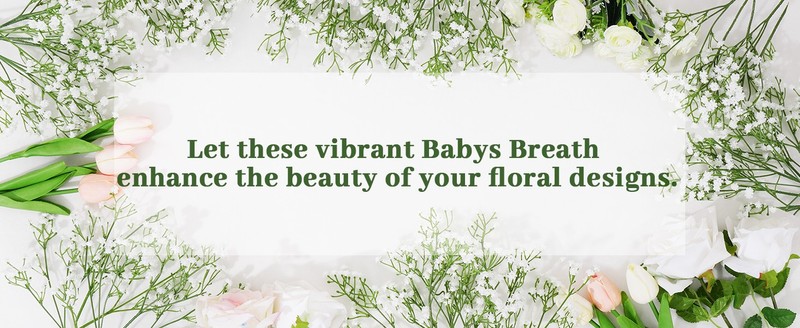 Babys Breath Artificial Flowers, 90 Pcs White Baby Breath Flowers gallery