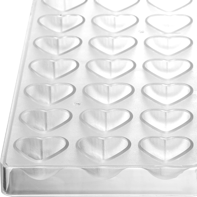4 Pack 87 Grids Polycarbonate Chocolate Mold, Candy Making Mold, DIY Mold Cookie gallery
