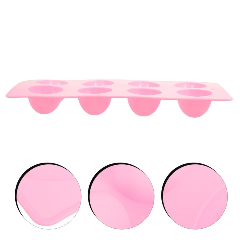 Silicone Oval Shape Mold 8 Cavities For Easter Cake Fondant Jelly Baking