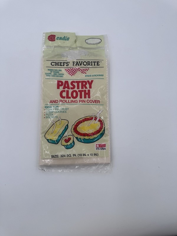 Pastry Cloth @ Rolling Pin Cover Chefs Favorite 18″x18″ USA New Fast Shipping