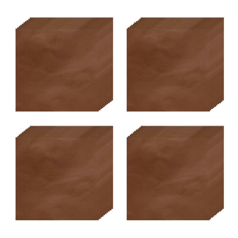 300pcs Candy Foil Wrappers,4″x4″ Chocolate Bar Wrappers(Coffee,Glossy Finish)