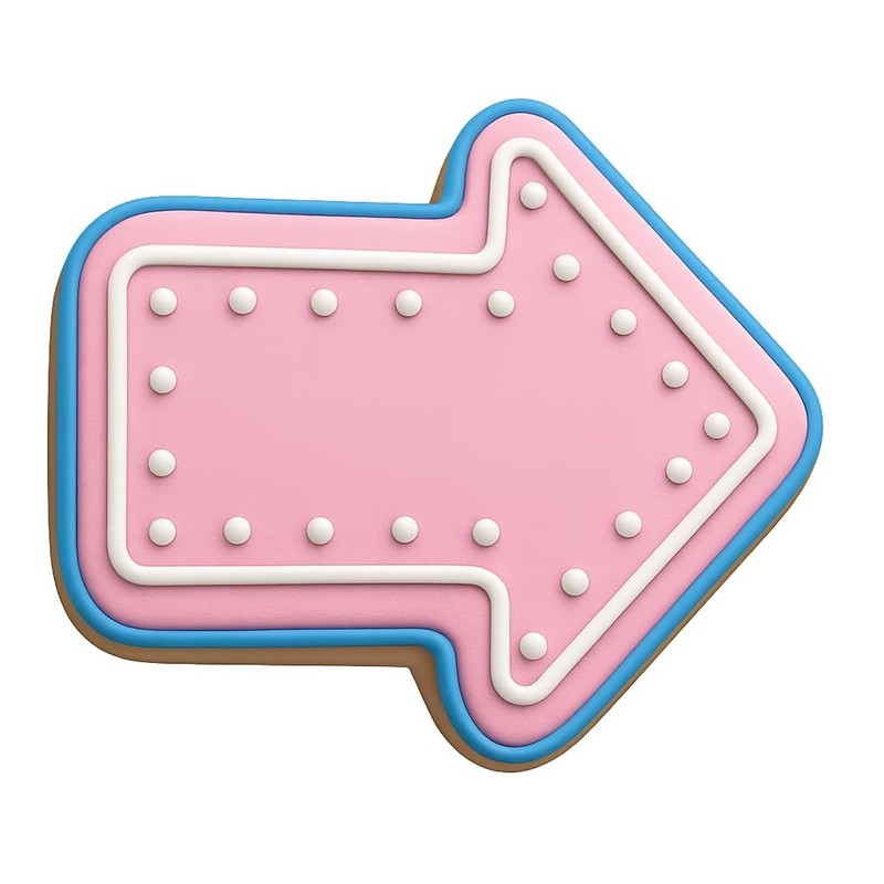 Detour Sign Cookie Cutter & Stamp, Fondant & Clay - 4x2.8 gallery
