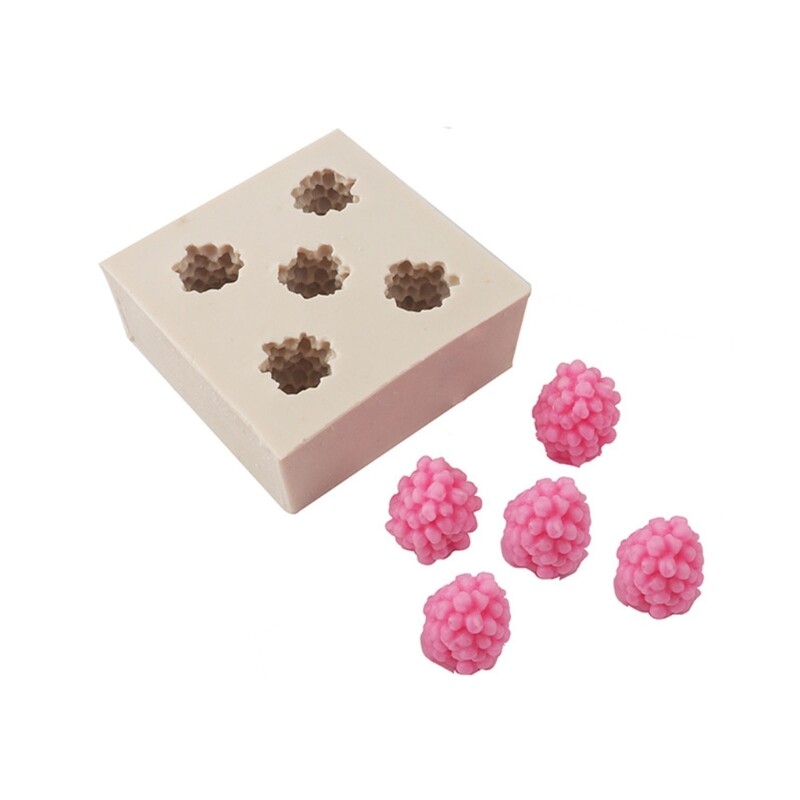 Raspberry Mulberry Silicone Flexible Grade Clay Resin Ceramics Candy gallery