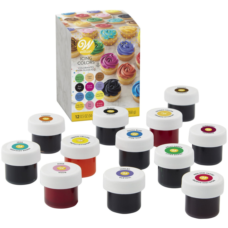 Wilton Edible Gel Food Coloring Set for Cake Decorating & Baking Variety Pack gallery