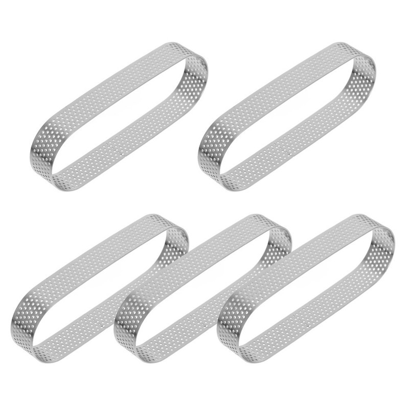 6 Pcs Tart Molds for Baking Household Cake and Mousse Ring Rings gallery