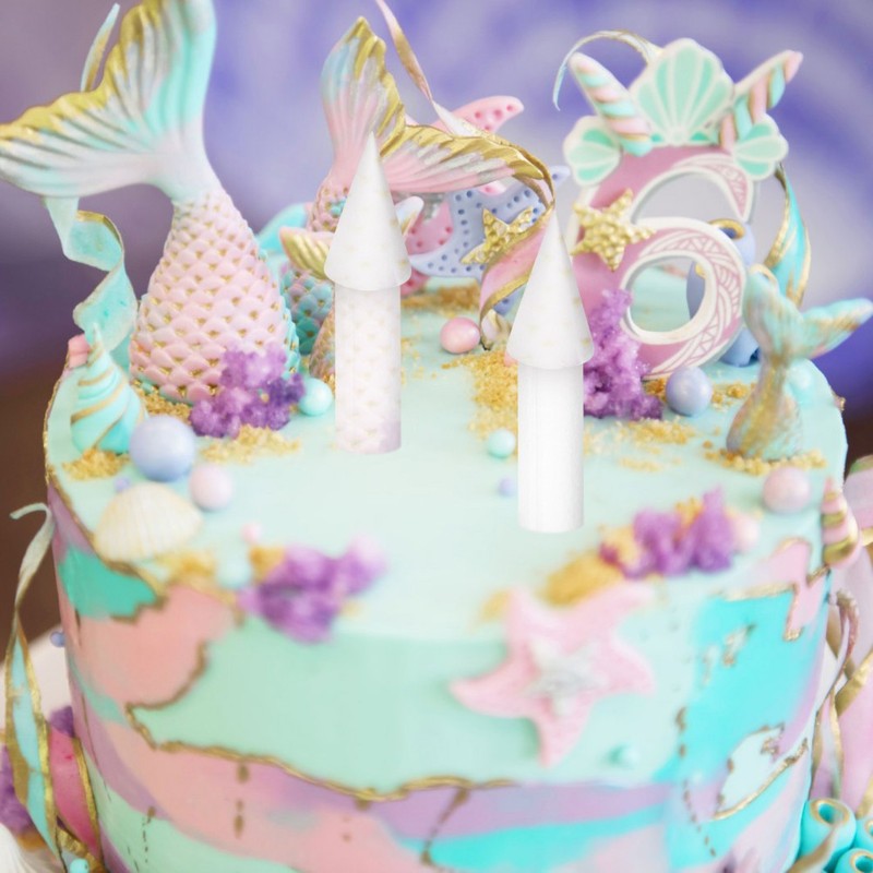 1Set White Foam Cake Model for DIY Fondant and Buttercream Training gallery
