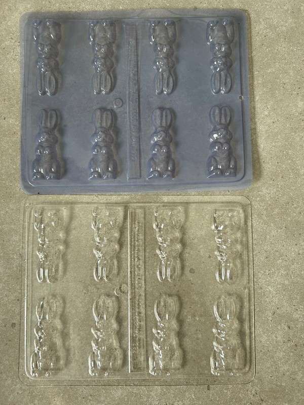 Chocolate Candy Mold Sheets Lot Of 12 Hearts, Christmas, Pumpkins Unicorn Bunny gallery