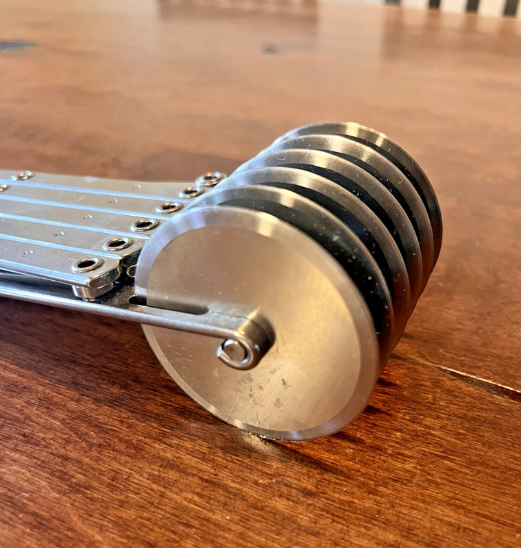 Ateco 6 Wheel Stainless Steel Cutter, 2 1/8 Inch Wheels gallery