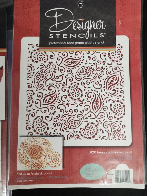 Stencil Set For Cake Or Painting Designer Stencils gallery