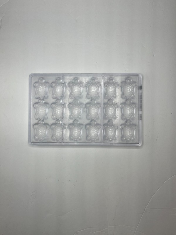 Chocolate World Polycarbonate 18 Cavities Turtle Chocolate Mold CW2222 gallery