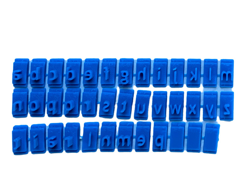Alphabet Letter Number Symbols Cookies Stamp Duo lines Holder Embosser Cutter gallery