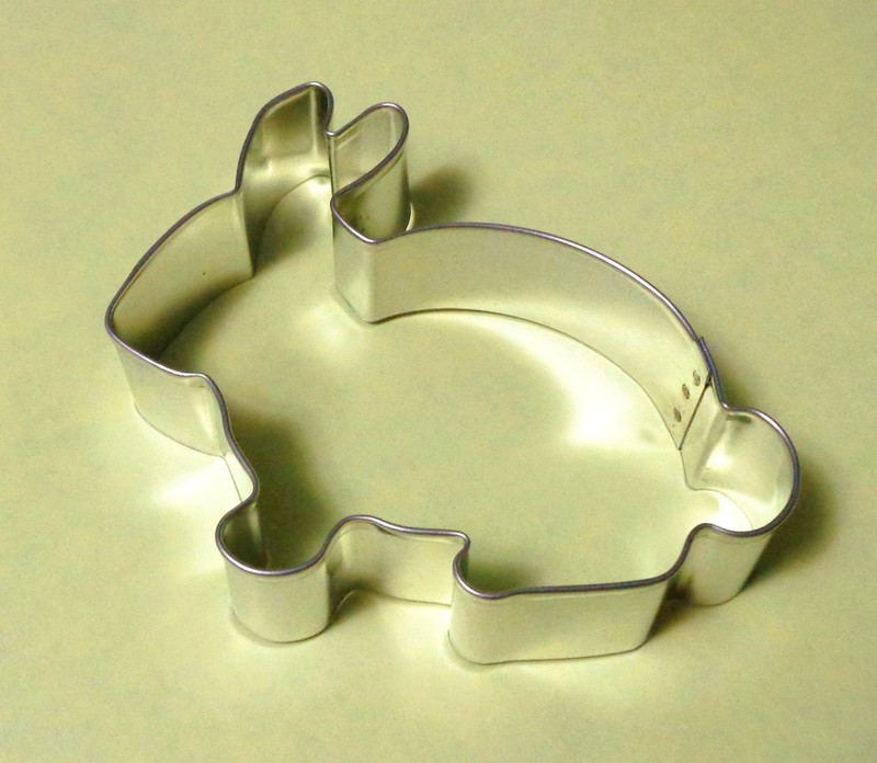 New Tin Easter Bunny Rabbit Sitting Cookie Cutter