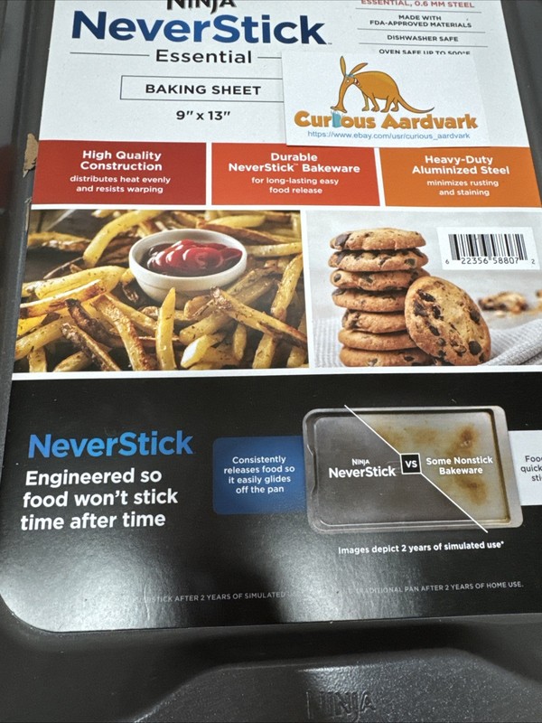 NeverStick Essential Aluminized Steel 9" x 13" Baking Sheet, B10013 gallery