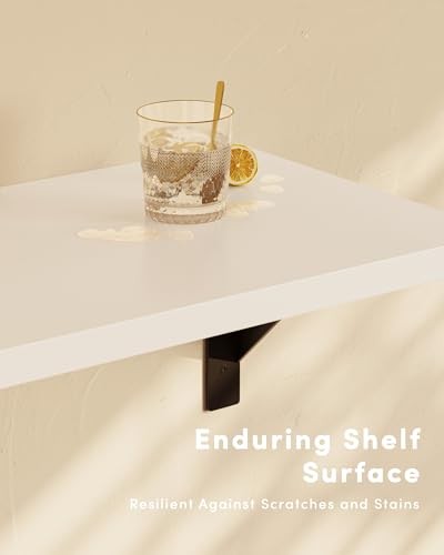 Wall Shelves Floating Book Shelves, Long Wall Shelf, Hanging 36 Inches White gallery