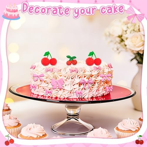 3 Pack Cherry and Bow Silicone Mold Set Fondant Chocolate Candy Cherry，bow gallery
