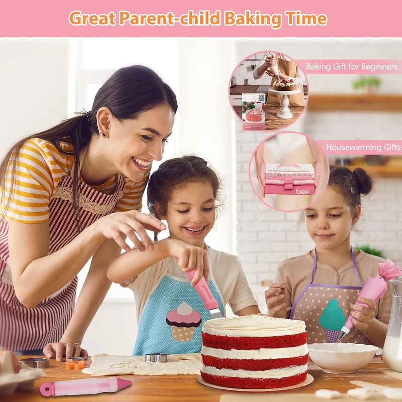 Cake Decorating Supplies Tools Kit: 358Pcs Baking Accessories with Storage Case gallery