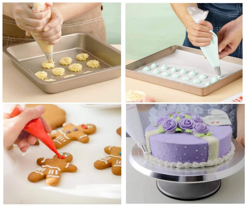 Piping Bags 12 Inch Anti Burst Disposable Pastry Icing Frosting Bag for Cakes gallery