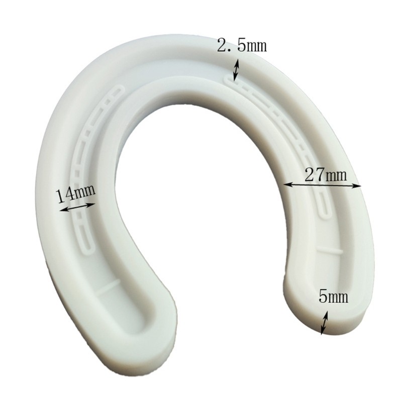 Horseshoe Shape Cake Decor Fondant Chocolate Mould Biscuits Silicone Mold gallery
