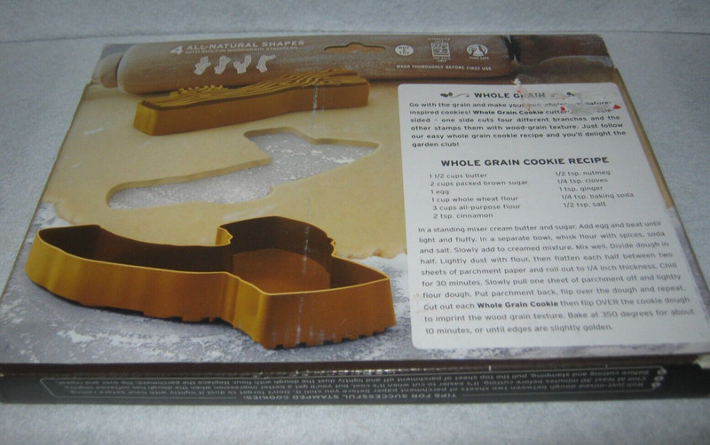 Genuine Fred - Cookie Cutter Set - Whole Grain Cookies - Set of 4 "Woodsy Shapes gallery