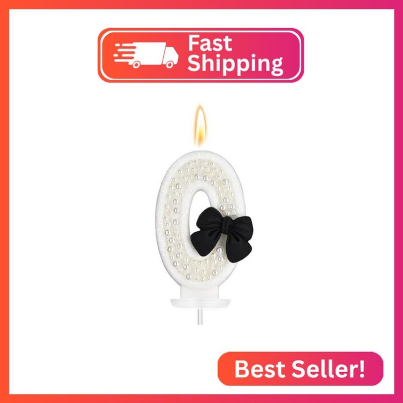 Black Bow Cake Topper Birthday Decorations for Girls Women,Black Bow Party Decor