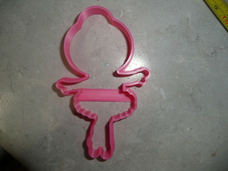 BALLERINA OUTLINE BALLET DANCER POSE TWO SPECIAL COOKIE CUTTER USA PR3271 gallery