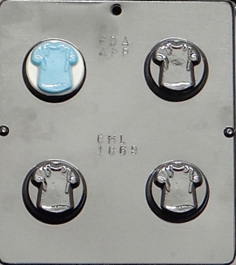 T-Shirt Cookie Sandwich Chocolate Candy Mold 1669 NEW