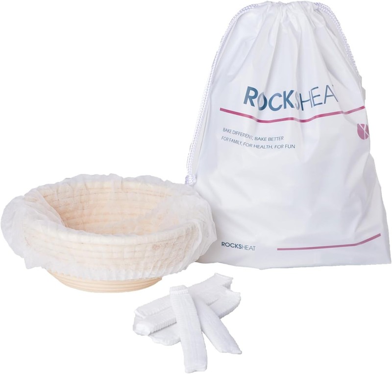 100 PCS Disposable Bread Proofing Basket Liner, Non-Sti Banneton Basket