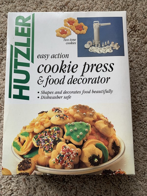Hutzler Cookie Press and Food Decorator #695 Vintage 2001 Made in Germany