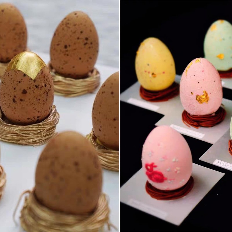 Easter Silicone Egg Molds 3D Egg Shaped Fondant Mold for Chocolate, DIY Bakin... gallery