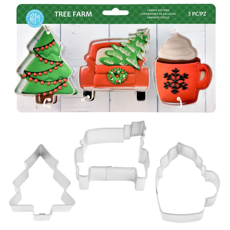 R&M International 3 Piece Tree Farm Cookie Cutter Set gallery