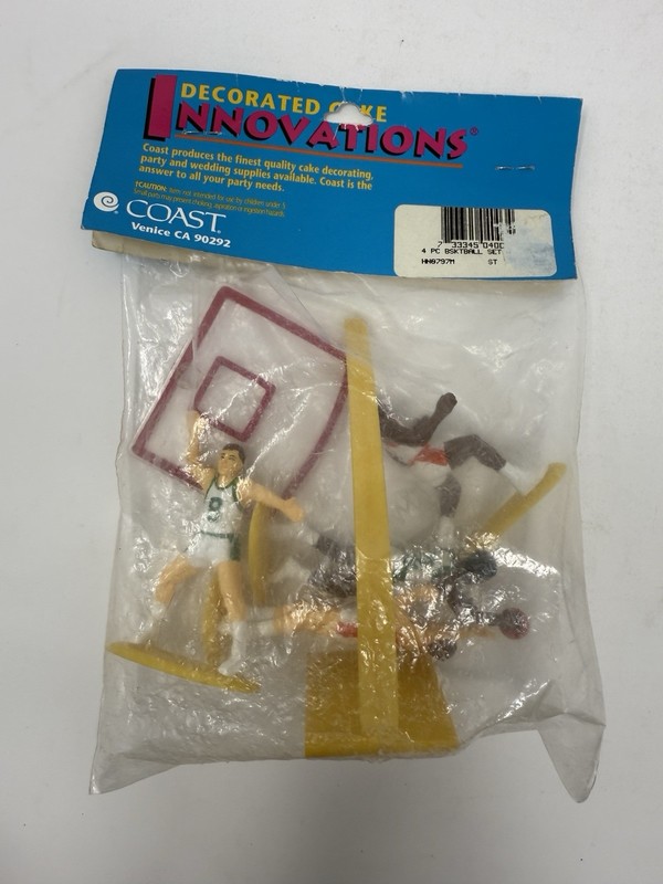 Deadstock 90s Vintage Cake Decorations Innovations Y2k Basketball Players