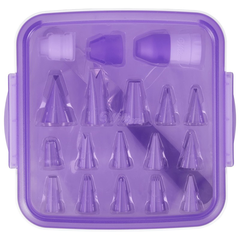 Wilton Decorating Essentials Frosting Piping Kit Storage Cake Cupcake gallery