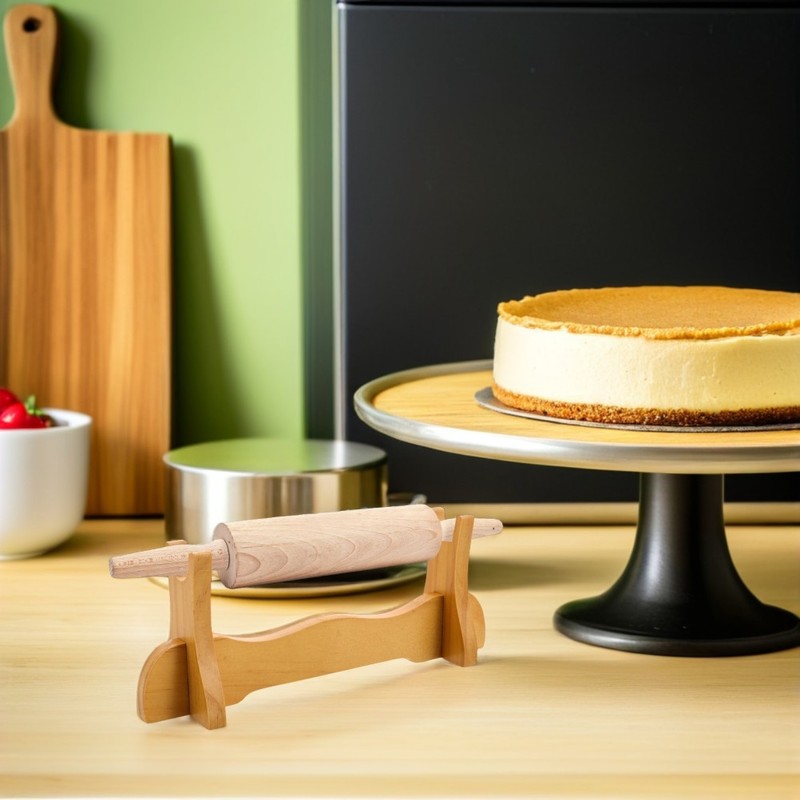Kitchen Rolling Pin Rack Universal Holder for Dough Pizza Fondant Rollers gallery