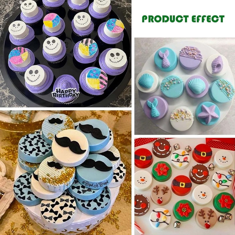 Silicone Cookie Molds 2 Pack 12 Cavities for Chocolate Candies Mini Cakes gallery