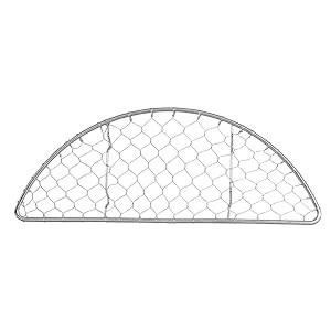 Handmade Small Half Round Oil Drain Rack 1 Pack - 7.7 x 3 inches - Stainless gallery