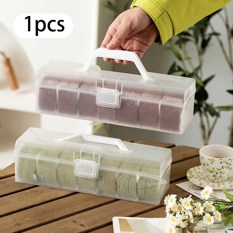 Portable Bread Box Cake Carrier Portable Reusable Multipurpose Cake Container
