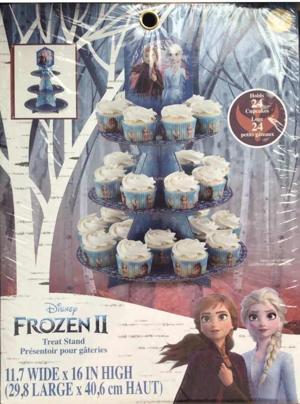 Disney Frozen II NEW 24 Cupcake Treat Stand Birthday Party Wilton