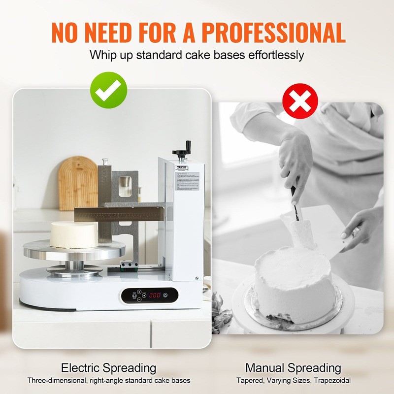 Advanced Cake Icing System 6-14 Inch Fit One Button Operation gallery